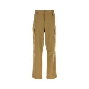 Moncler Men Beige Stretch Cotton Cargo Pant